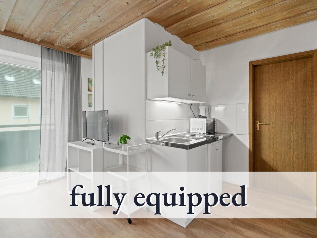 Sehr Gemuetliche Ferienwohnung In Bester Lage Mit Grossem Sonnenbalkon L Innenstadtnaehe L 1 Minute Zum Bahnhof L Kueche L Tv L Free-Wlan L Willkommen Im Hallo!-Apartment 8 Bad Wörishofen Kültér fotó