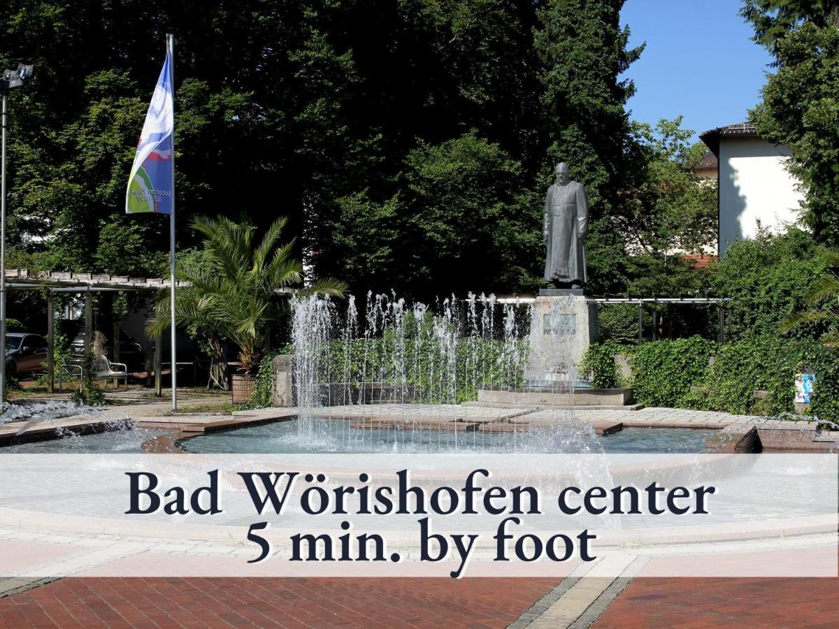 Sehr Gemuetliche Ferienwohnung In Bester Lage Mit Grossem Sonnenbalkon L Innenstadtnaehe L 1 Minute Zum Bahnhof L Kueche L Tv L Free-Wlan L Willkommen Im Hallo!-Apartment 8 Bad Wörishofen Kültér fotó